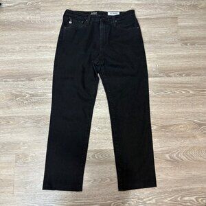 AG Adriano Goldschmied The Isabelle high-rise straight crop black size 30